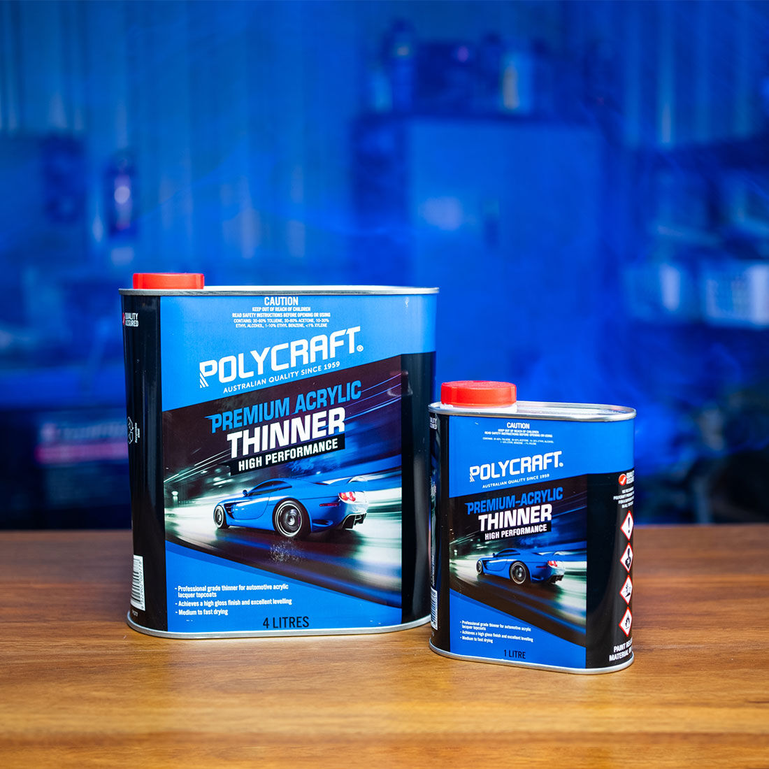 Polycraft Thinners Premium Acrylic 4L, , scaau_hi-res