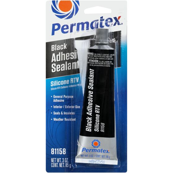 Permatex Silicone Adhesive Sealant Black 80ml Supercheap Auto