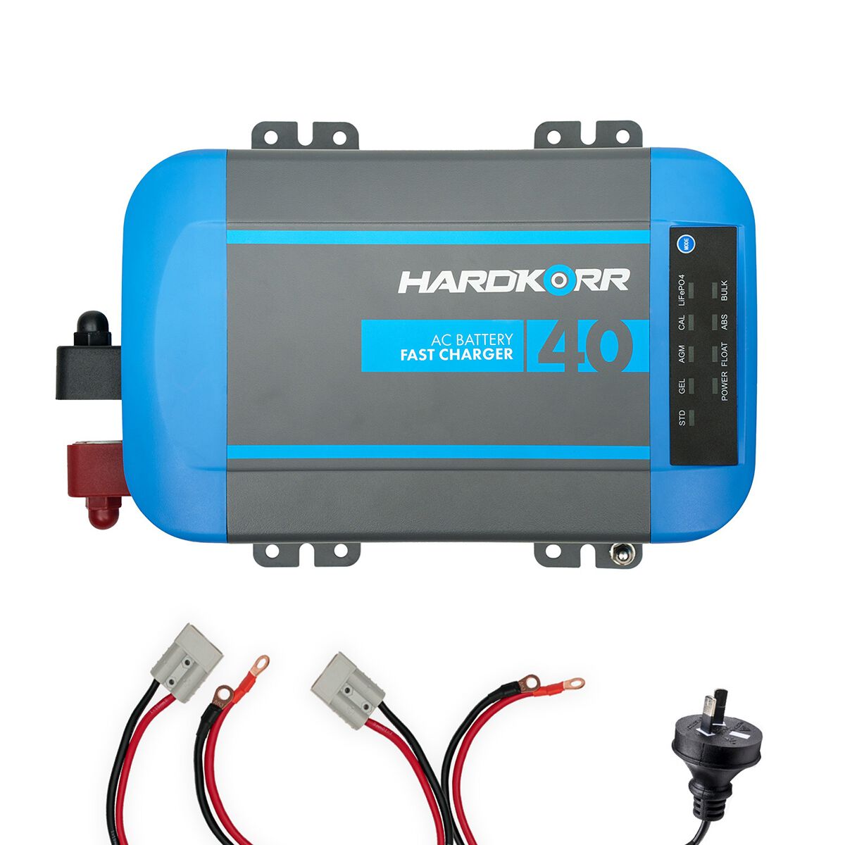 Hardkorr 12V 40A AC 3 Stage Battery Charger, , scaau_hi-res
