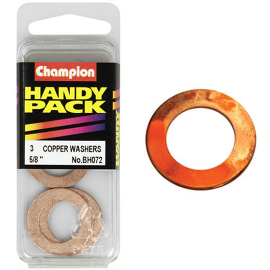 Champion Copper Washers - 5 / 8inch, Handy Pack, , scaau_hi-res