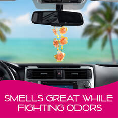 California Scents Novelty Hanging Lei Tropical Colada Car Air Freshener - 1PK, , scaau_hi-res