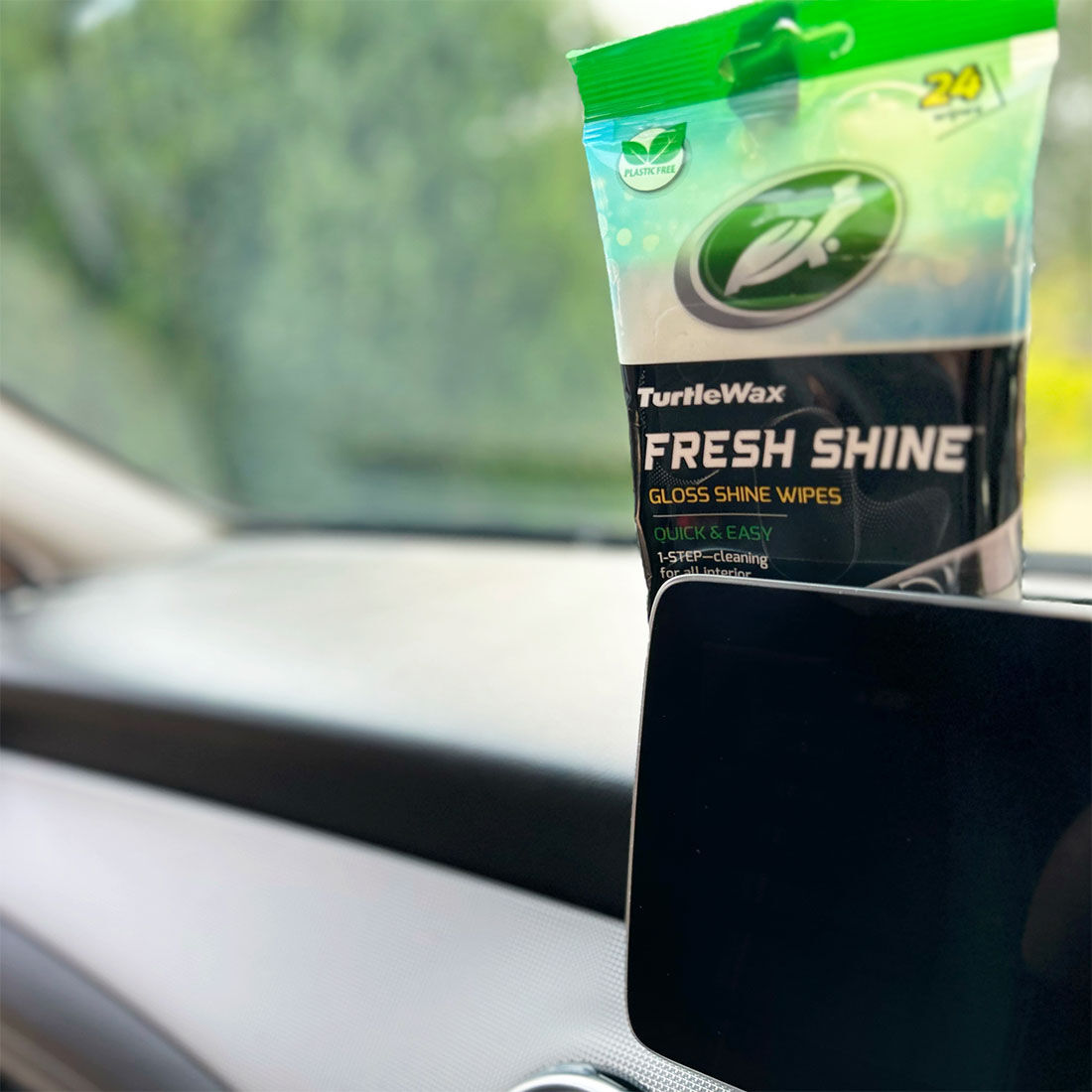Turtle Wax Fresh Shine Gloss Wipes 24 Pack, , scaau_hi-res