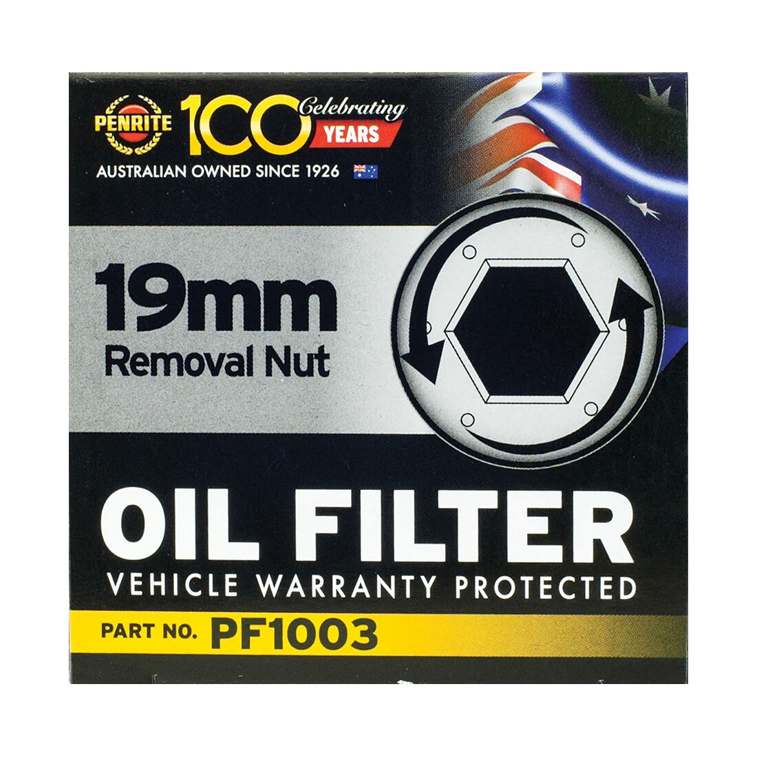 Penrite Oil Filter PF1003 (Interchangeable with Z436), , scaau_hi-res