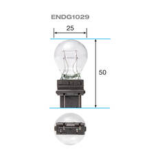 ENDURALIGHT Automotive Globes - Stop/ Tail Wedge 12V 27/7W, 27/7W, , scaau_hi-res