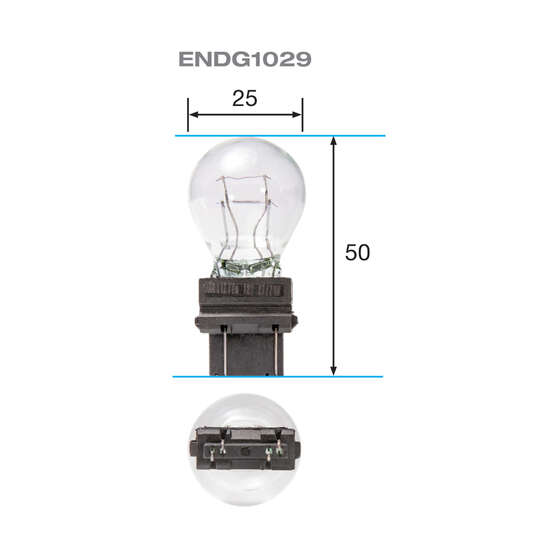 ENDURALIGHT Automotive Globes - Stop/ Tail Wedge 12V 27/7W, 27/7W, , scaau_hi-res