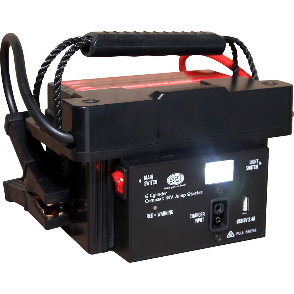 SCA 12V 1200 Amp 6 Cylinder Compact Jump Starter Supercheap Auto