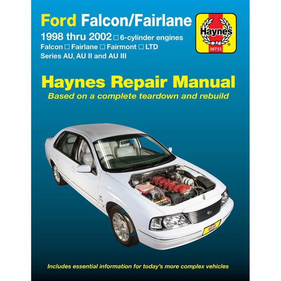 Haynes Car Manual For Ford Falcon / Fairlane 19982002 36733