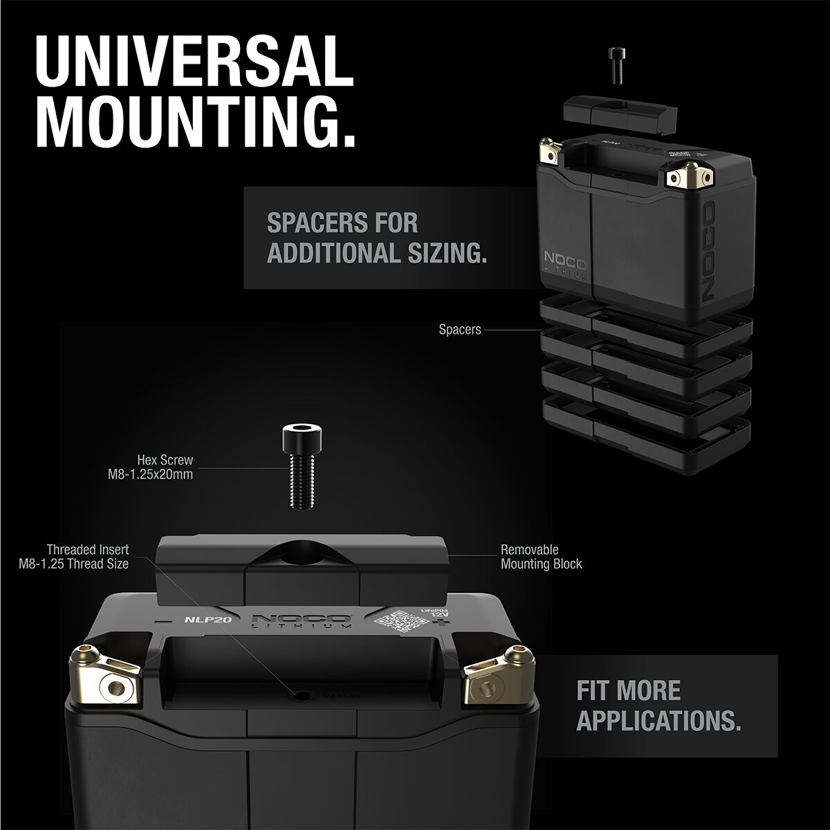 NOCO Lithium Powersports Battery - NLP20, , scaau_hi-res