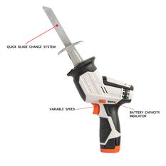 ToolPRO 12V Reciprocating Saw & Grinder Kit 2.0Ah, , scaau_hi-res