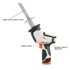 ToolPRO 12V Reciprocating Saw & Grinder Kit, , scaau_hi-res