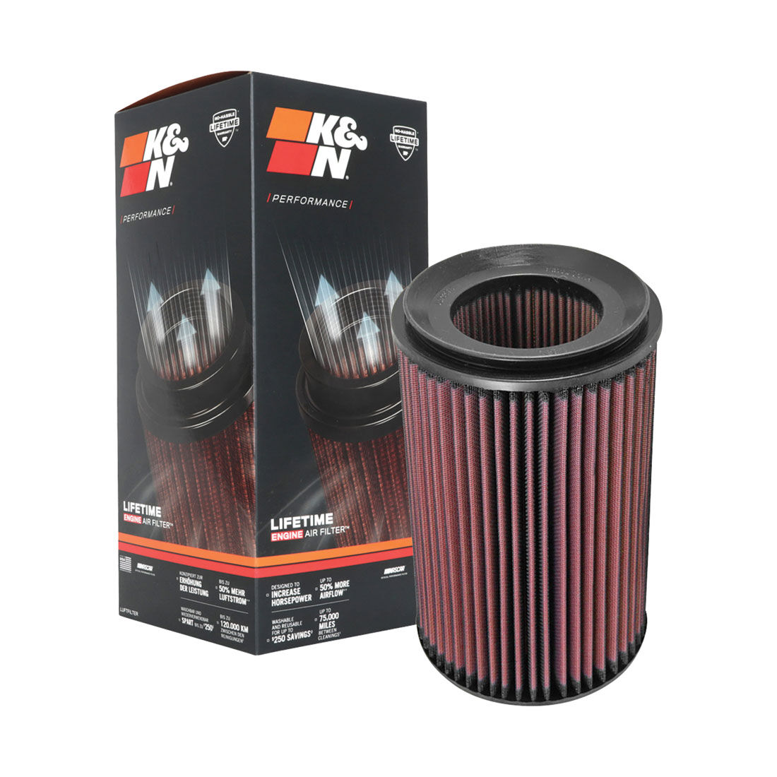 K&N Air Filter - E-0645 (Interchangeable with A1811), , scaau_hi-res