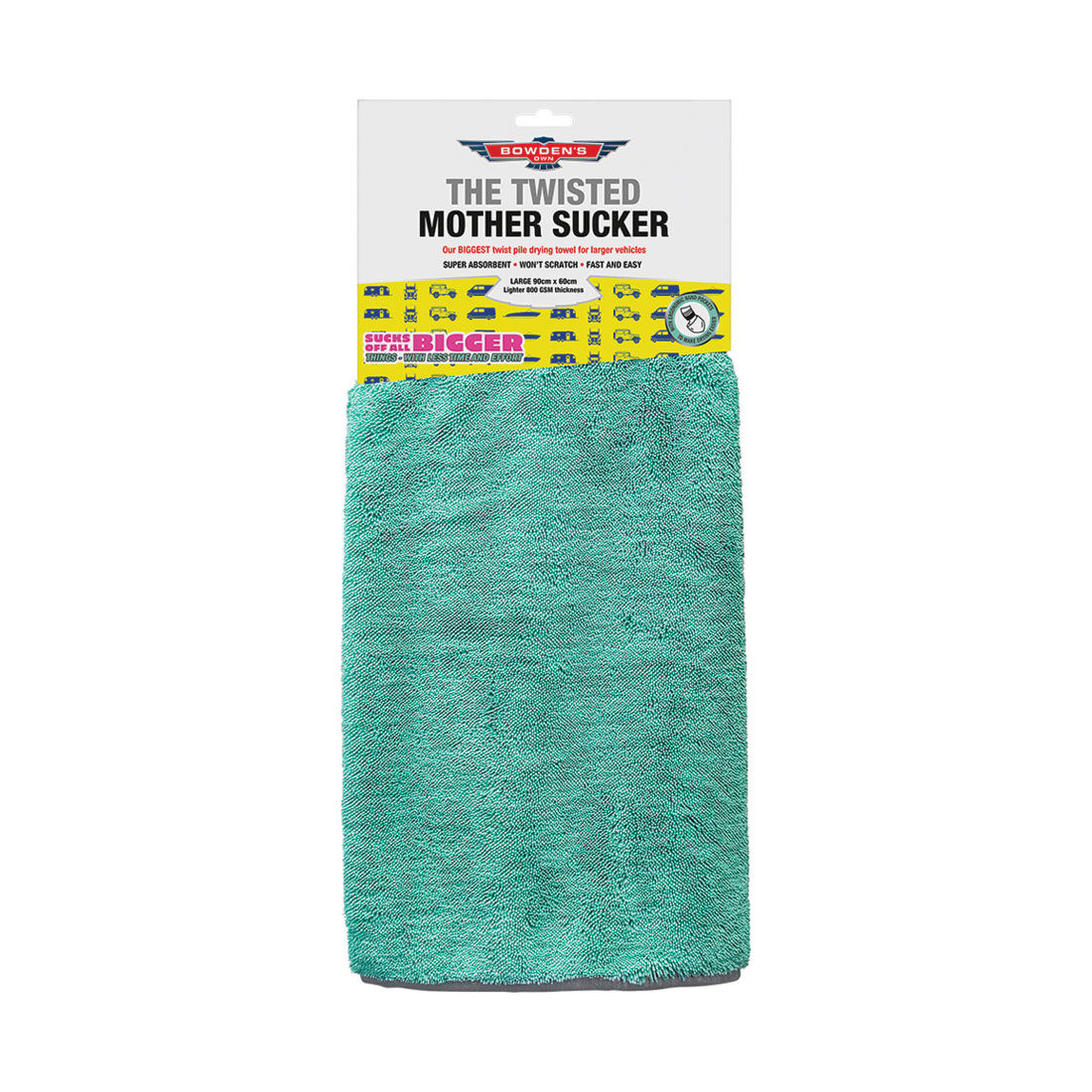 Bowden&rsquo;s Own The Twisted Mother Sucker Drying Towel, , scaau_hi-res