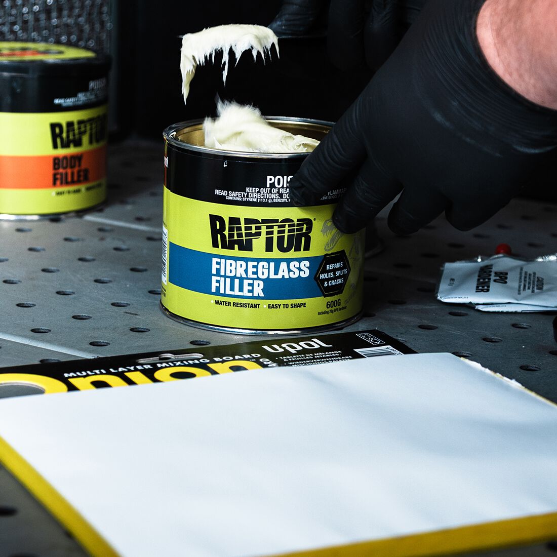 Raptor Fibreglass Filler 1KG, , scaau_hi-res