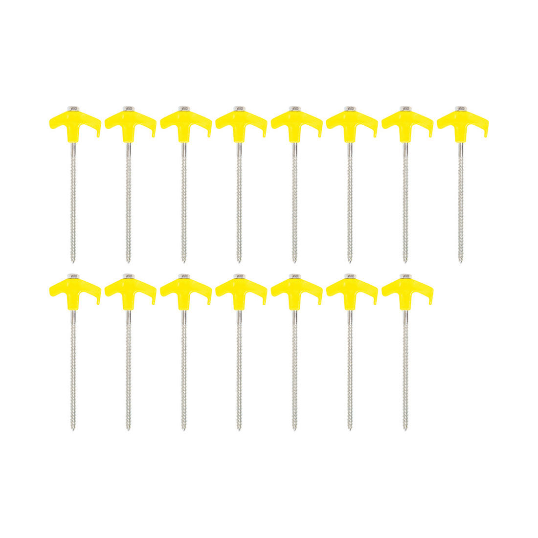 OZtrail 150mm Screw in Tent Peg - Set of 15, , scaau_hi-res
