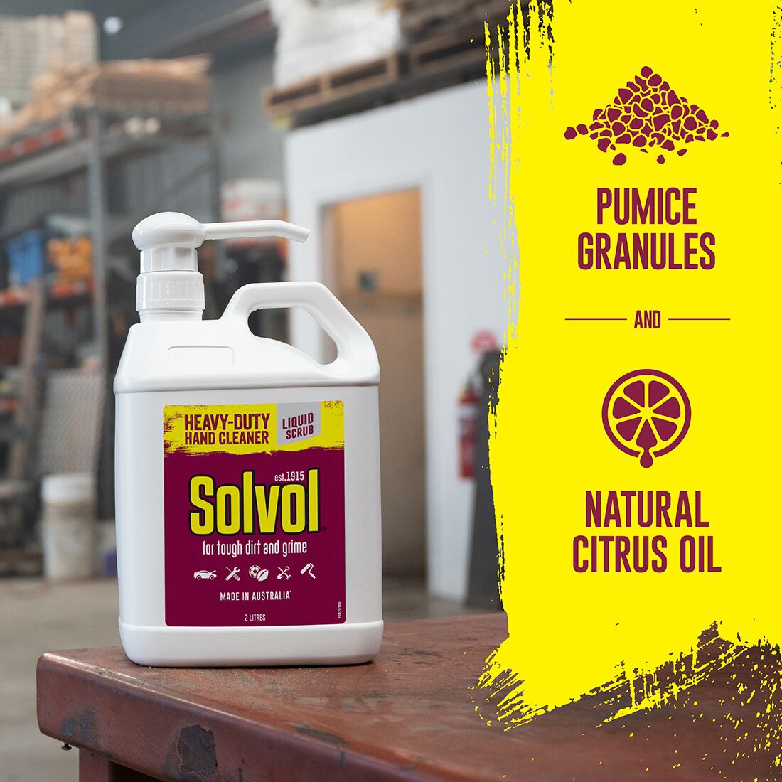 Solvol&reg; Heavy Duty Hand Cleaner Liquid 2 Litre, , scaau_hi-res