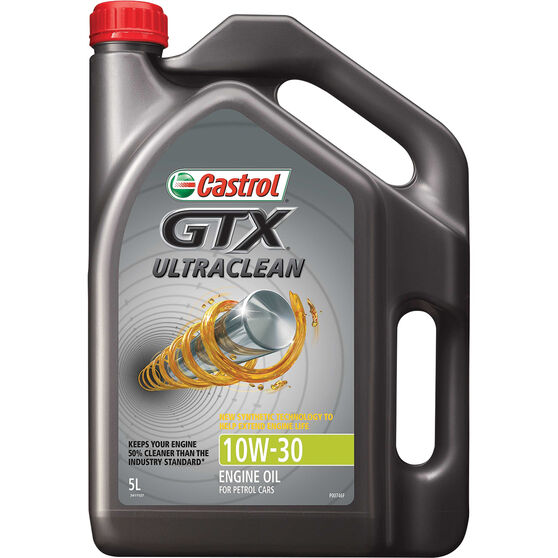 Castrol GTX Ultra Clean Engine Oil - 10W-30, 5 Litre, , scaau_hi-res