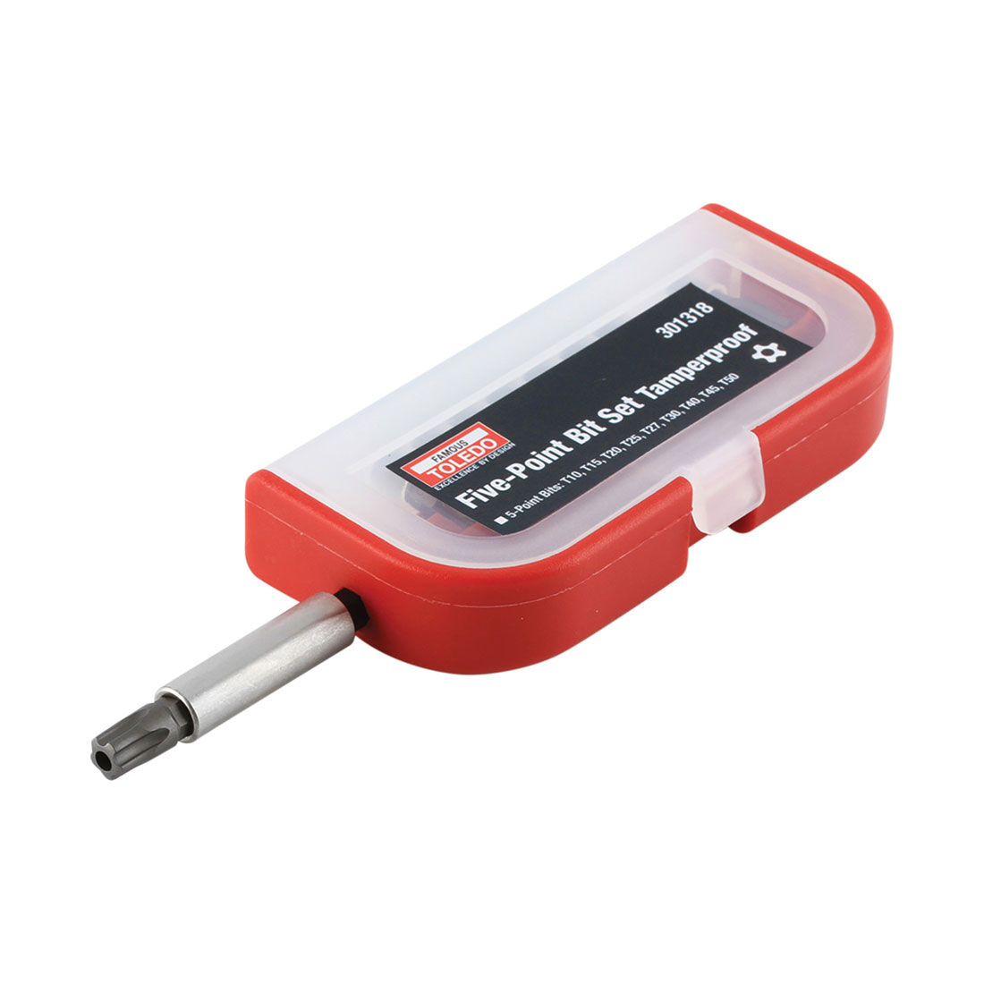 Toledo Torx Bit Set 5 Point 11 Piece, , scaau_hi-res