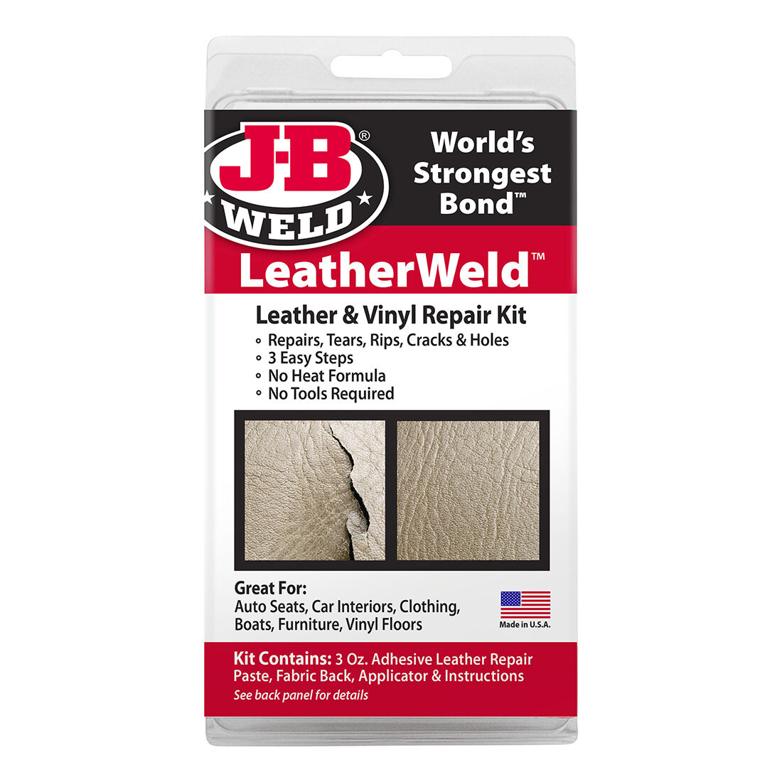 JB Weld LeatherWeld Leather Vinyl Repair Kit 2130 Supercheap Auto
