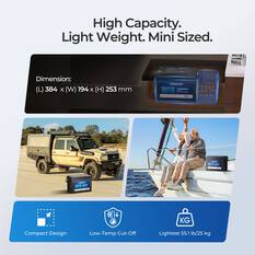 Renogy Lithium Deep Cycle Battery 12.8V 300Ah LiFePO4, , scaau_hi-res