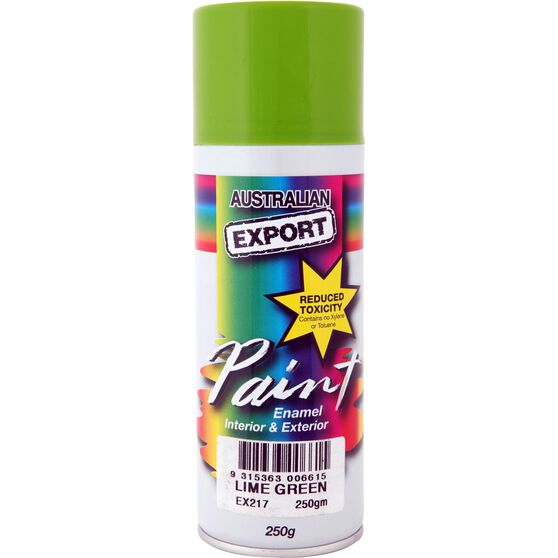 Export Aerosol Paint Enamel Lime Green 250g Supercheap Auto