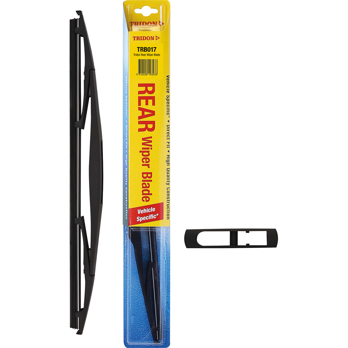Tridon Rear Wiper Blade 310mm (12") Single - TRB017, , scaau_hi-res