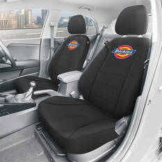 Dickies Repreve Polyester OG Logo Seat Covers Black Adjustable Headrests Airbag Compatible, , scaau_hi-res