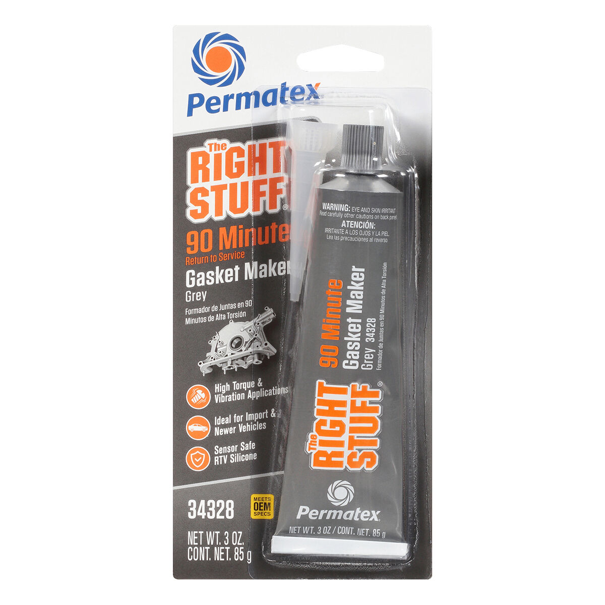Permatex The Right Stuff 90 Minute Gasket Maker Grey 85g, , scaau_hi-res