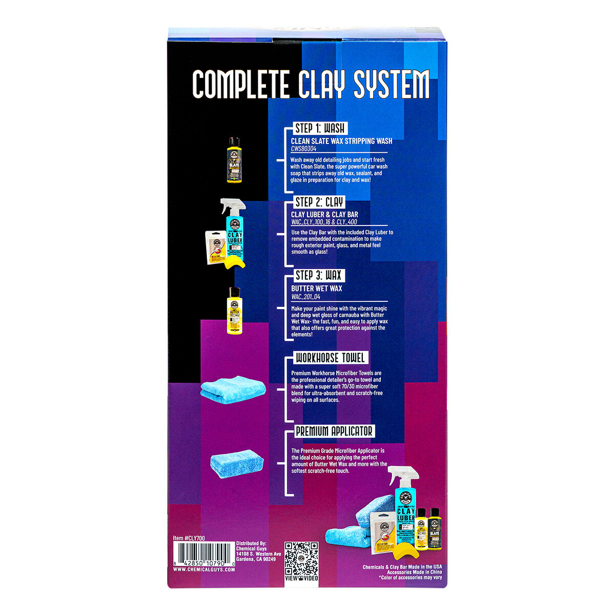 Chemical Guys Complete Clay System Kit 6 Piece, , scaau_hi-res