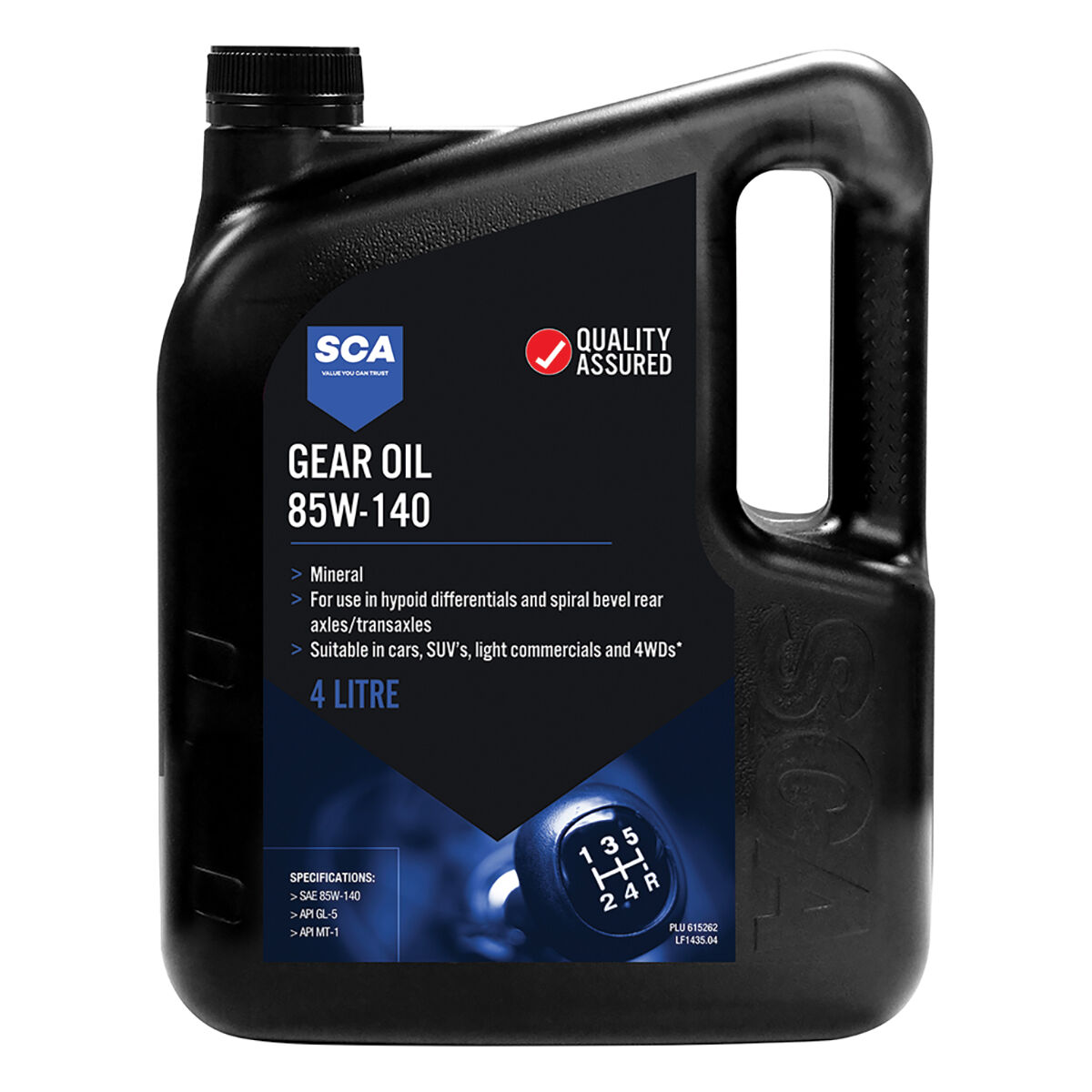 SCA Gear Oil 85W-140 4 Litre, , scaau_hi-res
