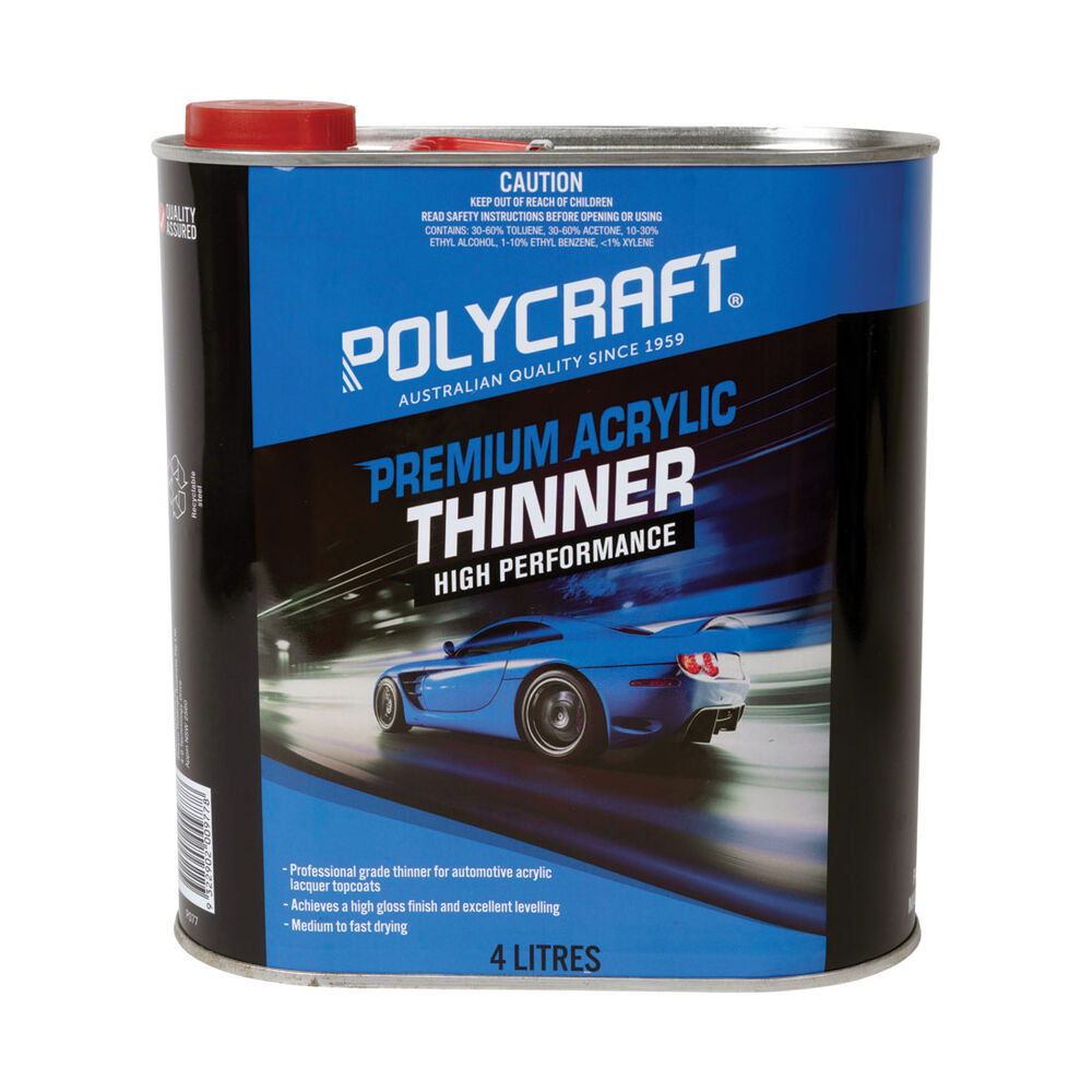 Polycraft Thinners Premium Acrylic 4L Supercheap Auto