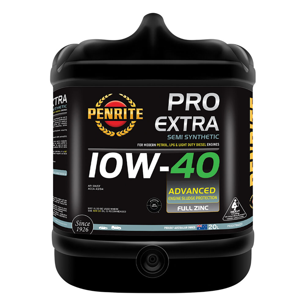Penrite Semi Synthetic PRO Extra Engine Oil 10W40 20 Litre
