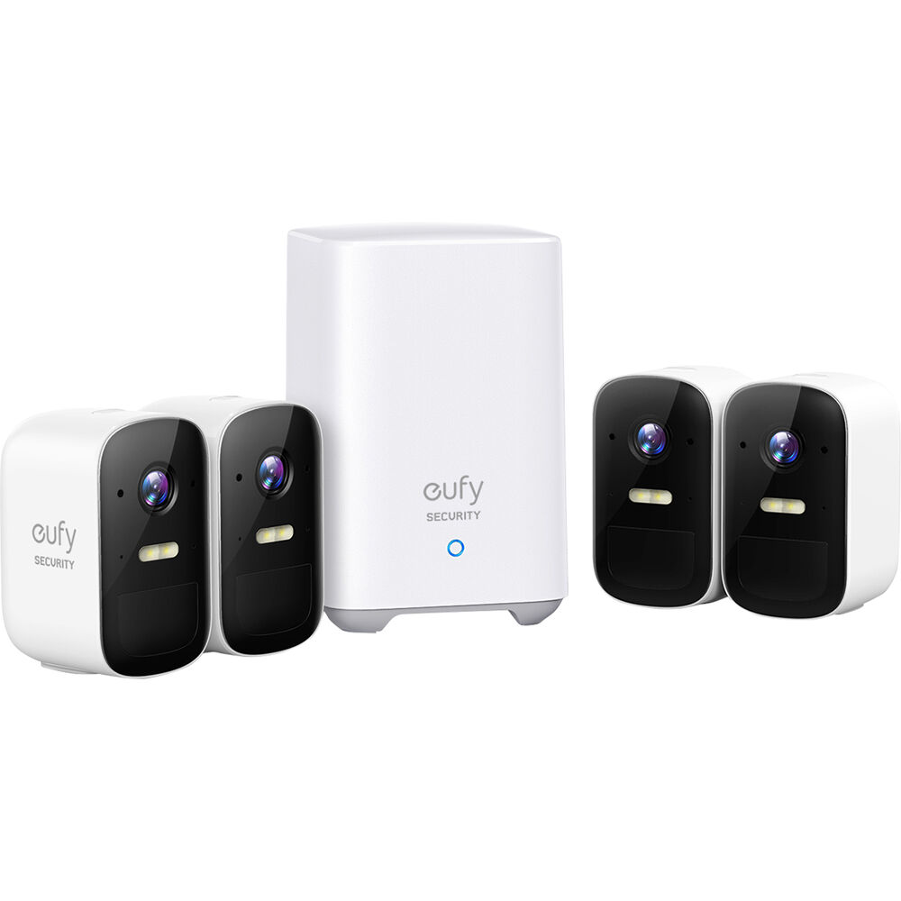 Wireless 1080p Security Camera System With 180 Day Battery Life, 4 Pack Supercheap Auto