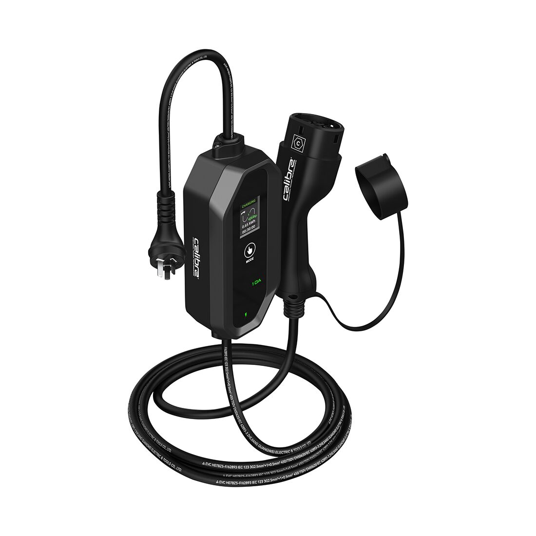 Calibre Electric Vehicle Portable Charger 240V 2.4KW 10A, , scaau_hi-res