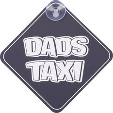 Cabin Crew Kids Dads Taxi Sign, , scaau_hi-res
