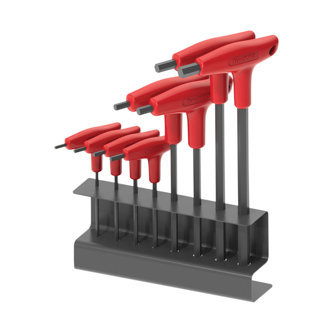 ToolPRO 8 Piece SAE T-Handle Hex Key Set, , scaau_hi-res
