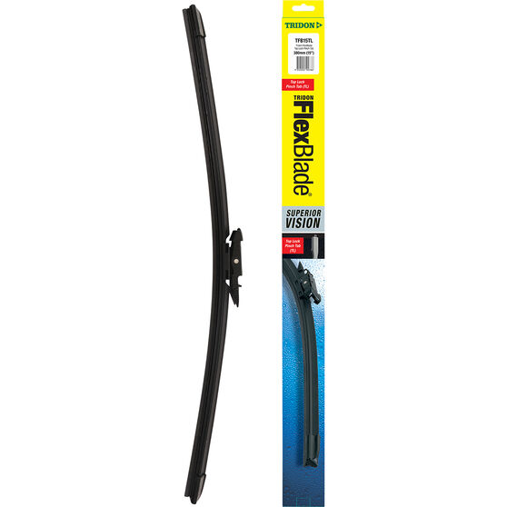 Tridon FlexBlade Wiper 380mm (15") Top Lock Pinch Tab, Single - TFB15TL, , scaau_hi-res