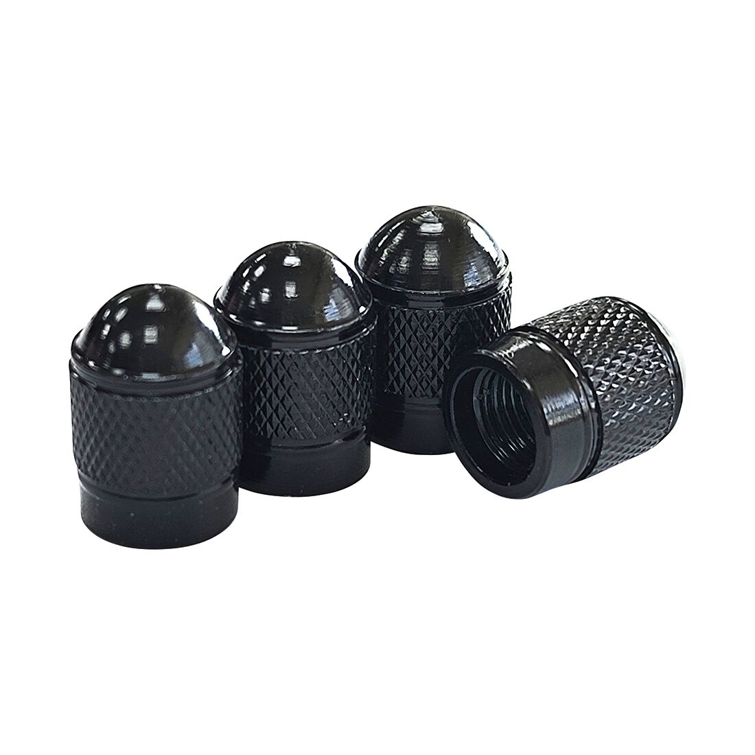 SCA Valve Caps 4 Pack Anodised Black, , scaau_hi-res