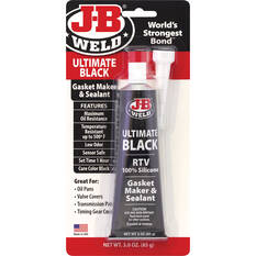 JB Weld Ultimate Black RTV Gasket Maker and Sealant 85g, , scaau_hi-res