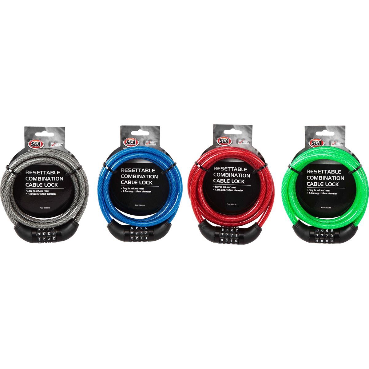 SCA Resettable Combination Lock - 1.5m x 10mm, , scaau_hi-res
