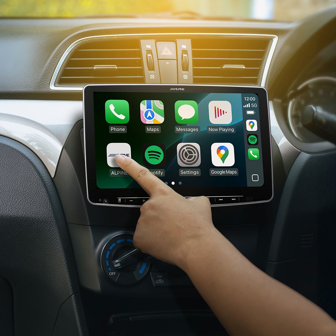 Alpine ILX-F509E Halo9 9" Hi-Res Audio Receiver with Wireless Apple CarPlay and Wired Android Auto, , scaau_hi-res