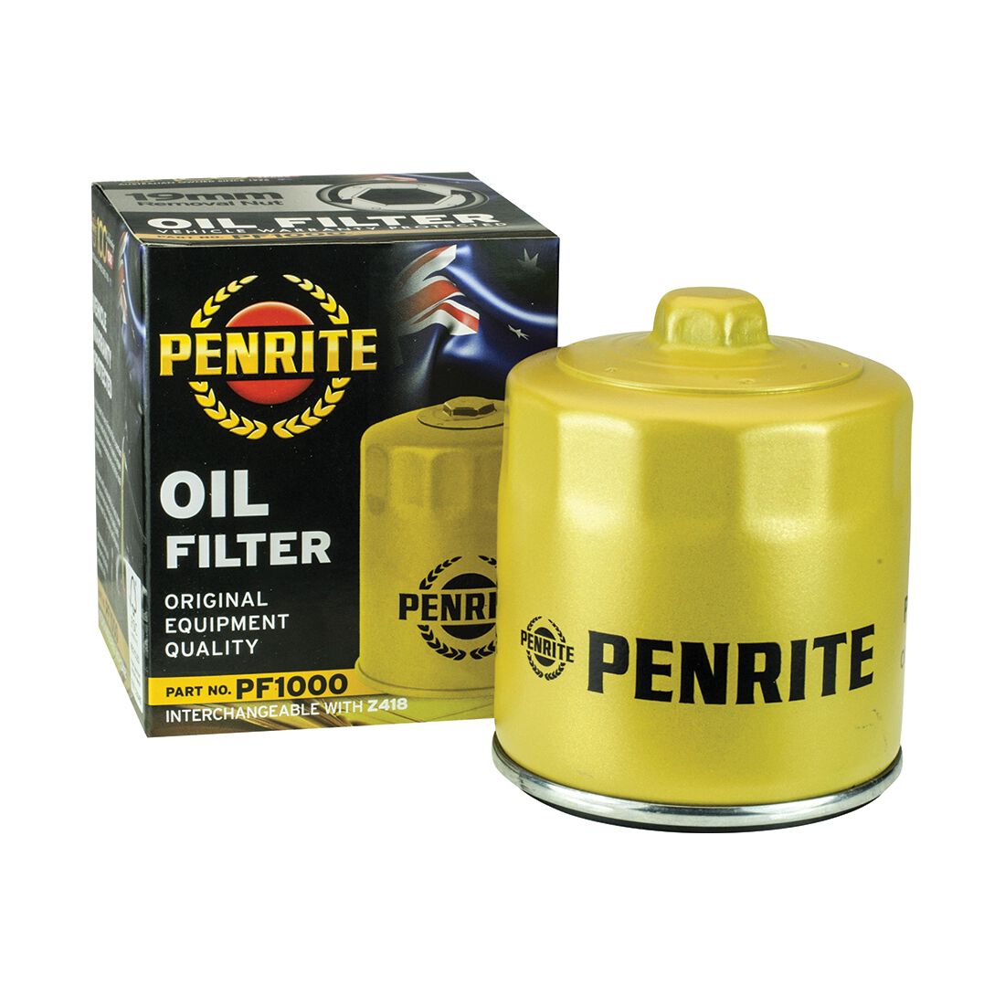 Penrite Oil Filter PF1000 (Interchangeable with Z418), , scaau_hi-res