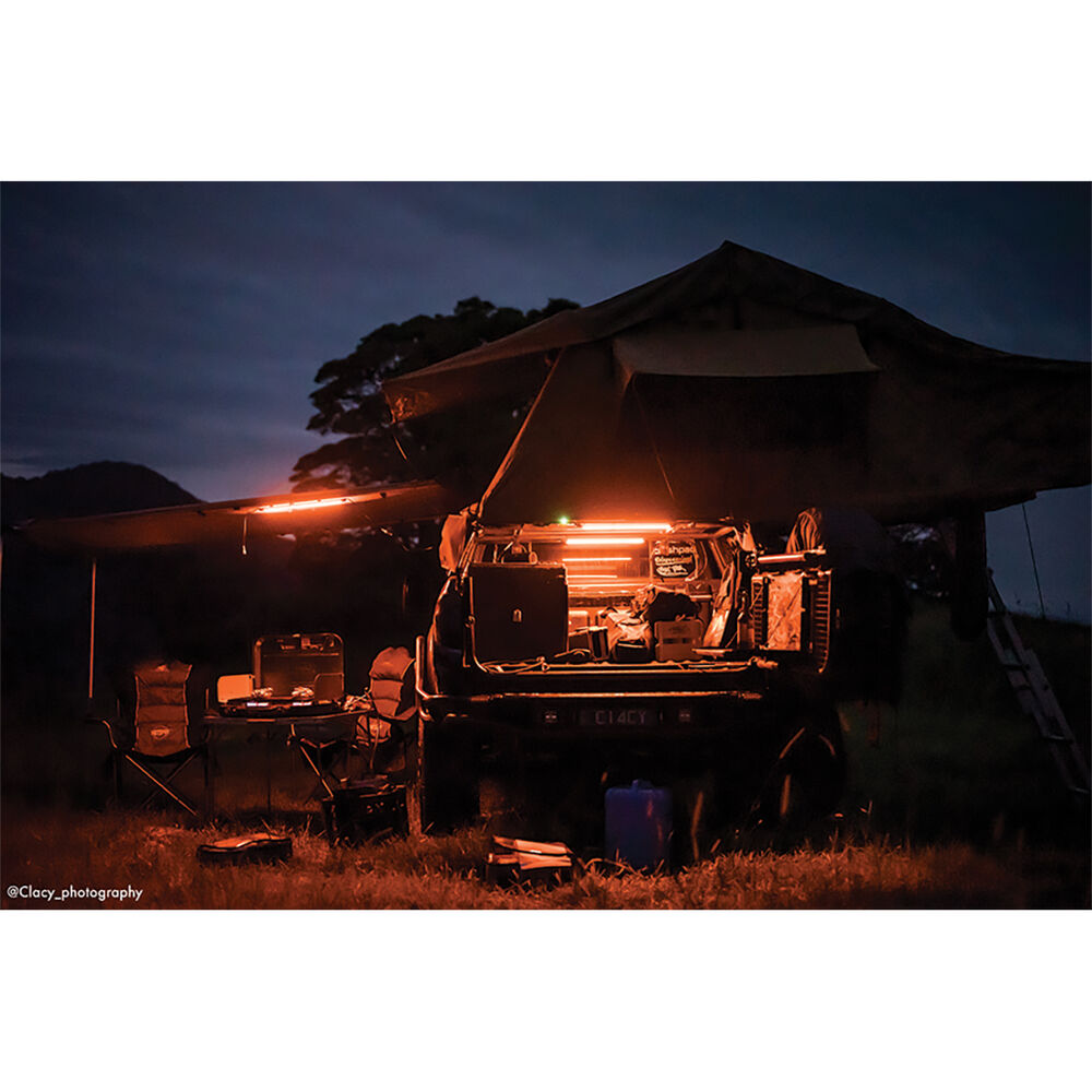 2 Bar Tri-Colour LED Camp Light Kit - Hardkorr Australia