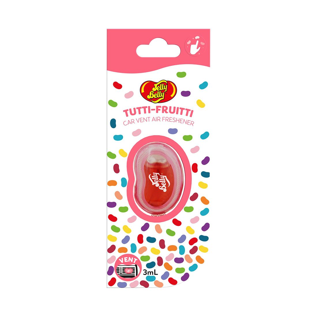 Jelly Belly Vent Air Freshener - Tutti Fruitti 1 Pack, , scaau_hi-res