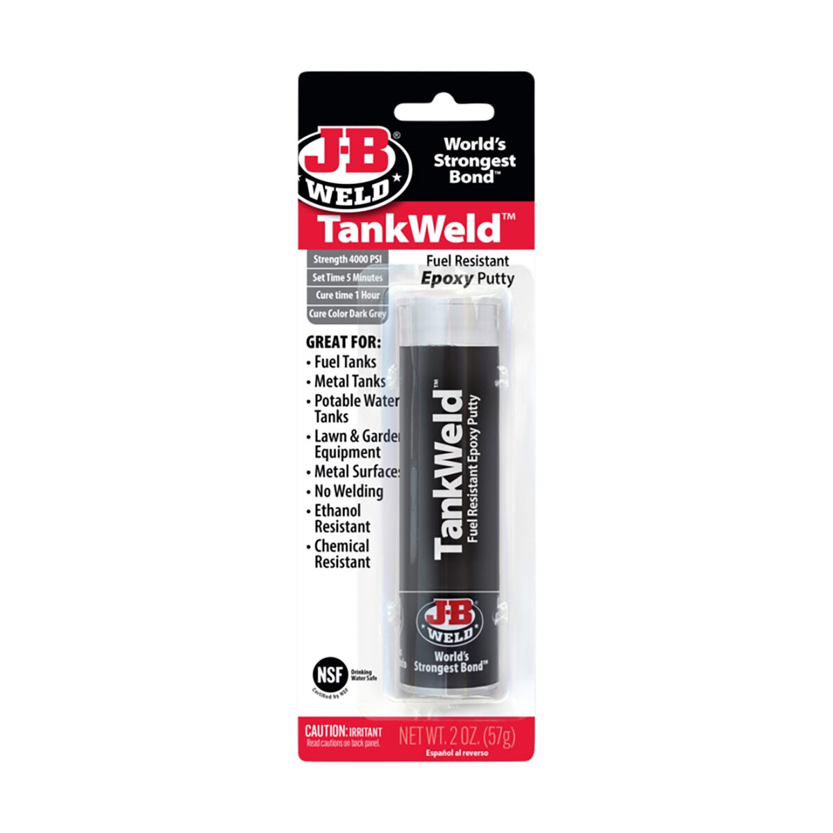 JB Weld TankWeld Epoxy Putty 28.4g 8217, , scaau_hi-res