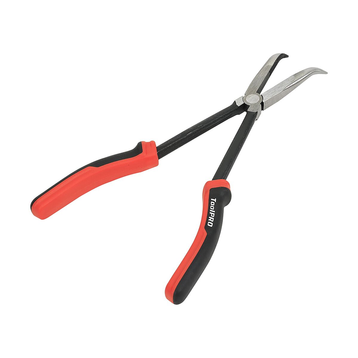 ToolPRO Long Nose Pliers Extra Long Bent 290mm, , scaau_hi-res