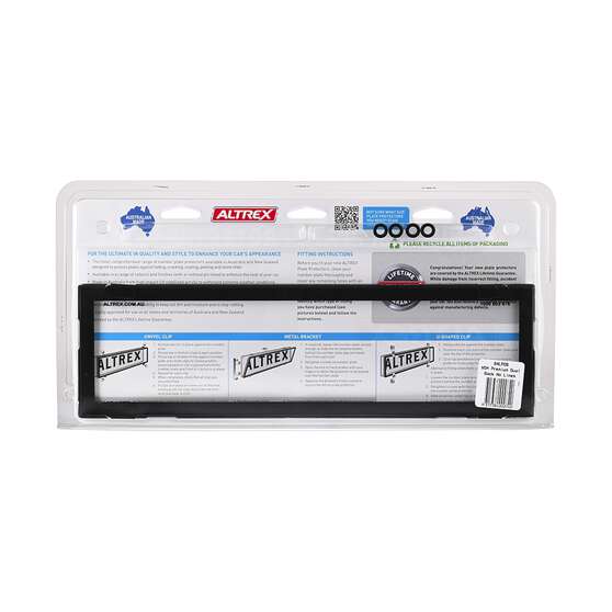 Altrex Number Plate Protector - 6 Figure Premium Clear 6NLPDB, , scaau_hi-res