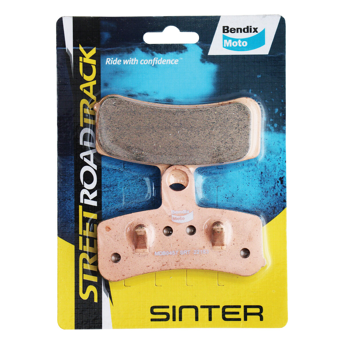 Bendix Street Road Track Motorcycle Disc Brake Pads - MDB0457-SRT, , scaau_hi-res