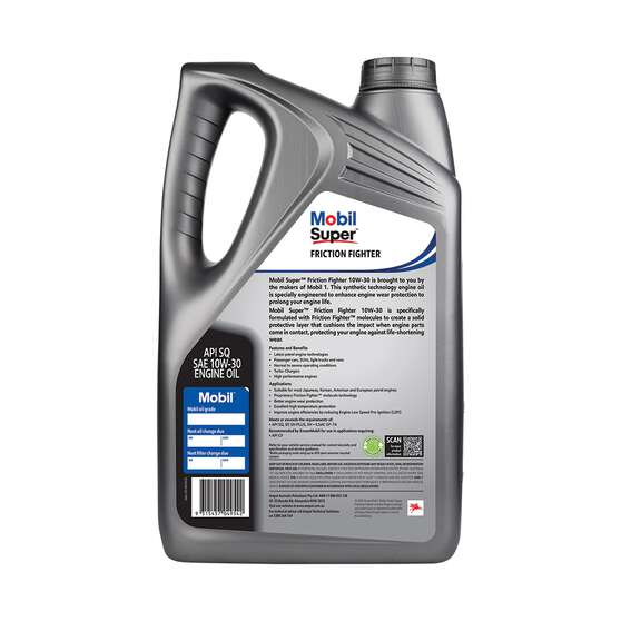 Mobil Super Friction Fighter 10W-30 5 Litre, , scaau_hi-res
