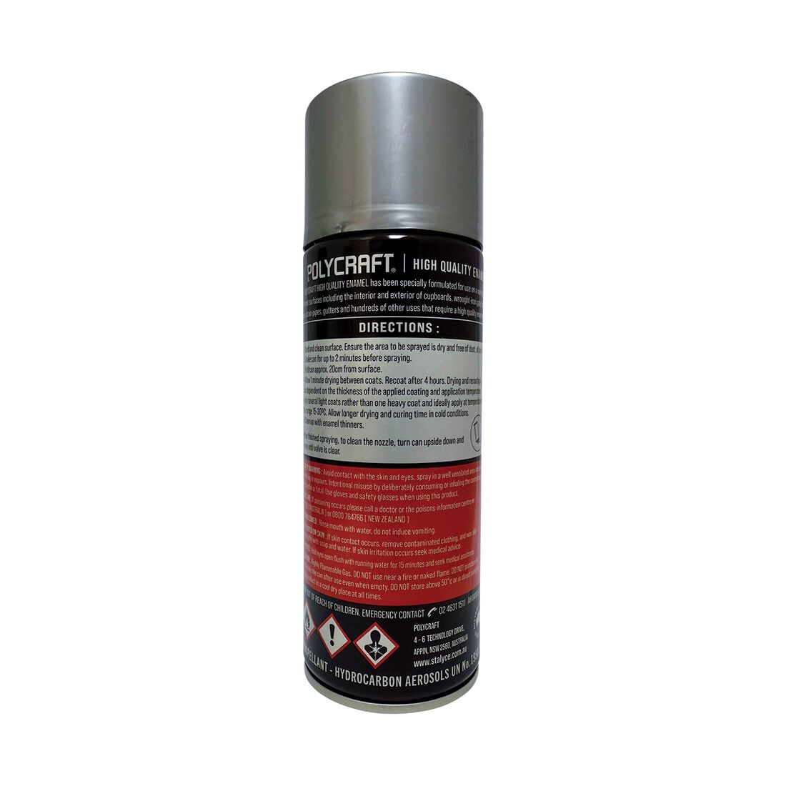 Polycraft Premium Enamel Spray Paint - Chrome, , scaau_hi-res