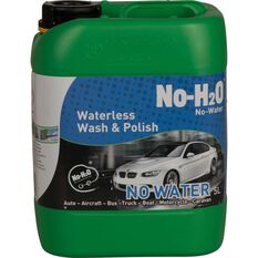 No-H2O Waterless Wash & Polish - 5 Litre, , scaau_hi-res